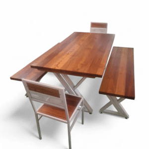 comedor 2 banquetas 2 sillas modelo lemu" bosque"